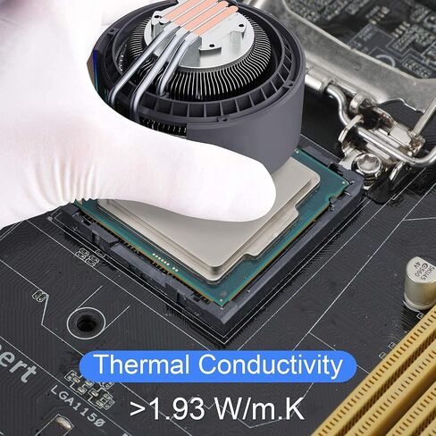 HY-510-100g (25g*4) Thermal Conductivity: >1.93W/m-k CPU Thermal heatsink Paste Silicone Grease Compound Non-Conductive for pc CPU gpu PS4 100 Gram in Kuwait