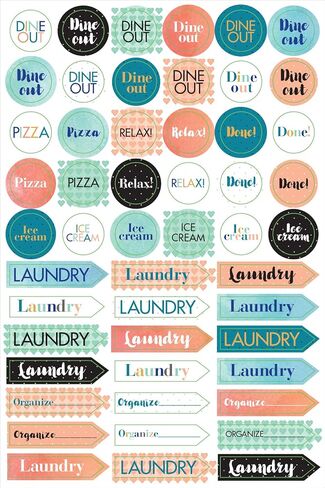 Essentials Mom's Planner Stickers (Set of 575 Stickers) in Saudi Arabia