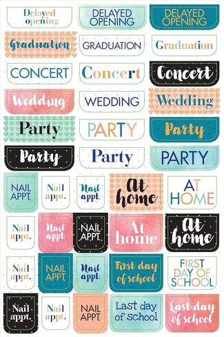 Essentials Mom's Planner Stickers (Set of 575 Stickers) in Saudi Arabia