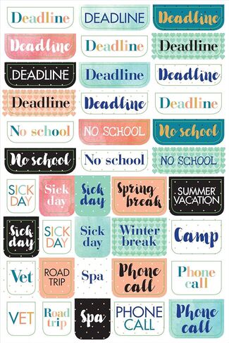 Essentials Mom's Planner Stickers (Set of 575 Stickers) in Saudi Arabia