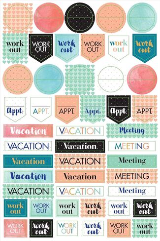 Essentials Mom's Planner Stickers (Set of 575 Stickers) in Saudi Arabia