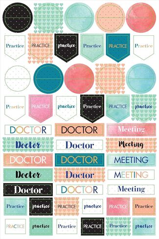 Essentials Mom's Planner Stickers (Set of 575 Stickers) in Saudi Arabia