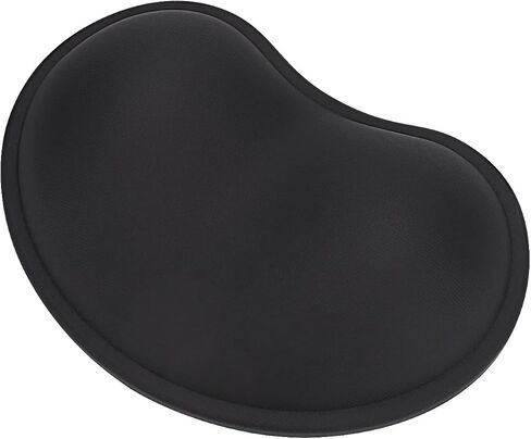 GROLEBO Wrist Rest Pad, Ergonomic Wrist Rest Mouse Pad with Non-Slip Base, Vertical Mouse Pad Rest Support, Silicone Gel Wrist Rest for Mouse and Computer Keyboard Laptop, Game Office Home(Black) in Saudi Arabia