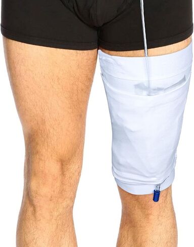 حامل حقيبة قسطرة الساق، حامل حقيبة ساق قابل للتمدد، حقيبة قسطرة فولي ناعمة ومريحة لحقيبة البول لسلس البول. كبير in Kuwait