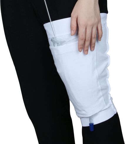 حامل حقيبة قسطرة الساق، حامل حقيبة ساق قابل للتمدد، حقيبة قسطرة فولي ناعمة ومريحة لحقيبة البول لسلس البول. كبير in Kuwait