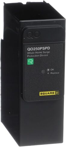 Square D - QO250PSPD QO جهاز حماية من زيادة التيار في المنزل بالكامل، 50 كيلو أمبير، 120/240 فولت، مرحلة واحدة، بدون أسلاك، قابس محايد in Kuwait