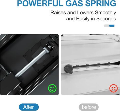 محول مكتب قائم مدمج من JYLH JOYSEEKER، ارتفاع 29.3 بوصة قابل للتعديل ومجمَّع مسبقًا مع مقبض حصري للكمبيوتر المحمول، تصميم منخفض للغاية in Kuwait