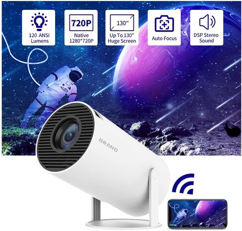 جهاز عرض محمول صغير ذكي 5G Wifi، دقة Full HD 1080P يدعم الوسائط المتعددة ومسرح فيديو منزلي وخارجي، شاشة عرض بحد أقصى 130 بوصة، تدعم فك تشفير الفيديو 4K لهاتف Iphone Android، HDMI USB TV Stick in Kuwait