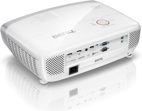 جهاز عرض بينكيو HT2150ST 1080P قصير المدى | 2200 لومن | 96% Rec.709 للألوان الدقيقة | تأخر الإدخال المنخفض مثالي للألعاب | دفق Netflix وPrime Video، أبيض in Kuwait