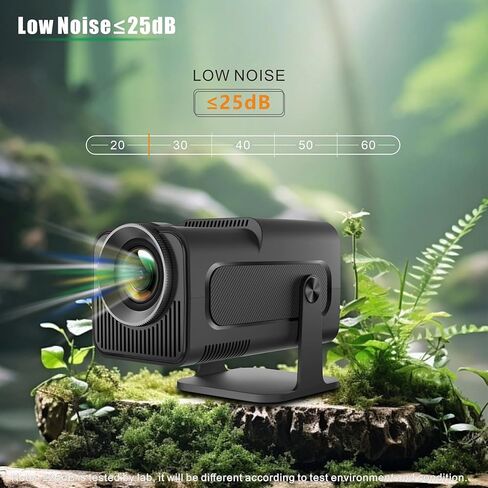 جهاز عرض صغير محمول HY320، جهاز عرض ذكي Natvie 1080P 4K يدعم 10000 لومن مع واي فاي 6، BT 5.0، تعديل الشاشة، دوران 180 درجة، نظام تشغيل Android 11.0 مدمج in Kuwait