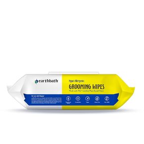earthbath All Natural Hypo-Allergenic Grooming Wipes, 30-Count