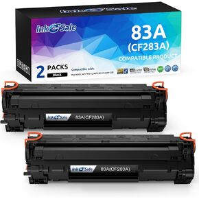 INK E-SALE Compatible CF283A Toner Cartridge Replacement for HP CF283A 83A for use in HP LaserJet pro MFP M225dn M225dw M127fw M127fn M201dw M201n M125nw M125a (2 Packs, Black)