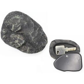 Hide Key Rock Fake Stone Spare A Key Hide Geocache Secret Storage Container Looks Feels Real Diversion Safe for Outdoor Garden Shed Yard Box Geocaching