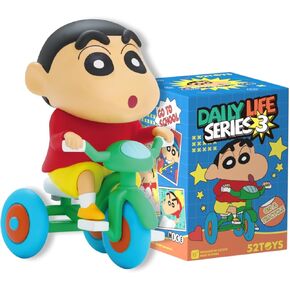 52TOYS تلوين شينشان الحياة اليومية سلسلة 3، 1 قطعة عمل الشكل لعبة تحصيل Kawaii الإبداعية هدية غرفة ديكور سطح المكتب الديكور 3.3 بوصة، هدية لحفلة عيد ميلاد in Kuwait