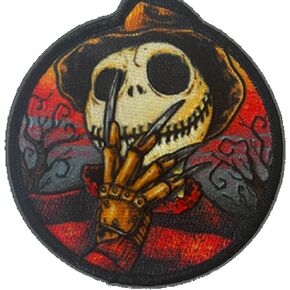 Scary Movie Iron On Patch Embroidered Patch Halloween Scary Horror Movie Embroidered