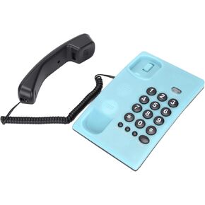 KXT504 Home Landline,Multi Functional Battery Corded House Telephone with Dual Magnetic Handset Corded Desk Phone for Office Hotel Office () (#1)