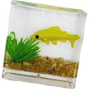 1Pcs Random Color,Fish Tank Toy Miniature Ornaments Resin Dollhouse Fish Tank Scene Accessories for ， Dollhouse Accessories