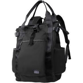 Unisex Laptop Tote Backpack Convertible Lightweight Nylon Water-Resistant Everyday Shoulder Tote bag Backpack with Water Bottle Pocket Work Travel, Army Green