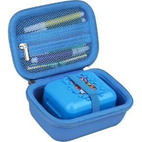 Hard Case for Bitzee Disney Interactive Toy/Bitzee Magicals Toy/Bitzee Toy Digital Pet for Kids, Electronic Pets Travel Storage Bag Box Holder, Mesh Pocket fits Batteries, Black+Purple in Kuwait