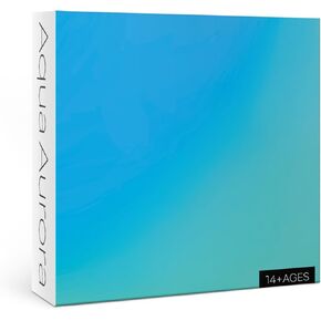 Color Puzzles for Adults 1000 Piece, Gradient Jigsaw Puzzle, Blue Color Changing Puzzle for Family Game