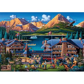 Buffalo Games - Eric Dowdle - Waterton Lakes National Park - 300 Piece Jigsaw Puzzle for Adults -Challenging Puzzle Perfect for Game Nights - Finished Size is 21.25 x 15.00