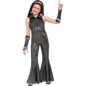 Rubie's Girl's Forum Disco Costume Jumpsuit