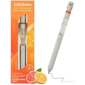 Lifelines Pen Diffuser Set, 4-Pack - 1mm Black Ballpoint Pens with Scented Essential Oil Blends – Aromatherapy Diffuser & Sensory Immersion Diffuse Aroma As You Write