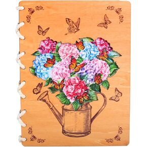 Heart Sunflower Wooden Cards 6x8 in, Anniversary Card for Her with Romantic Wood Card Design, Love Wood Greeting Card, Happy Anniversary Card Wood, Birthday Cards for Women, Mothers, Wife, Mom