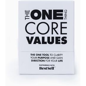 The ONE Thing A Powerful Self-Discovery and Personal Growth Tool Core Values Deck