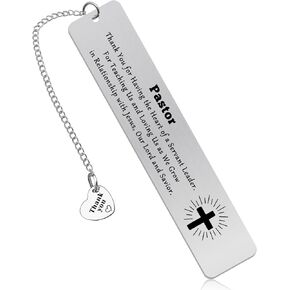 Pastor Gifts for Men Women Pastor Appreciation Gifts Bookmark Pastor Gifts Thank You Bookmark Christian Faith Gift Religious Bookmark Minister's Gift from Church Book Lover Gift for Pastor