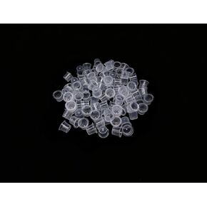 HuoHuo Pigment Ink Caps Cups,500Pcs Disposable Watercolor Ink Cups Caps,Small Size Ink Caps Cups for Pigment Ink Machine Kits Supplies, Size 9mm (S)