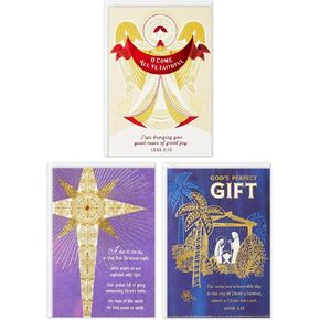 Hallmark DaySpring Religious Boxed Christmas Cards, God’s Love Manger Scene (16 Christmas Cards and 17 Envelopes),1XPX1895