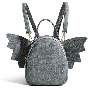 NAYNEFUW 2024 Ladies Laser Holographic Butterfly Girlish Leisure Backpack (Laser Blue)