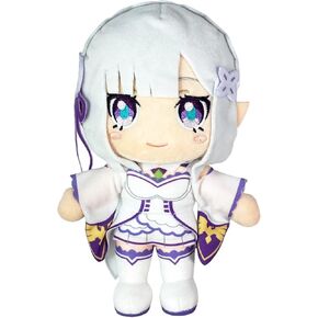 Great Eastern Entertainment Re Zero S2 - Emilia Movable Ver Plush 8" H