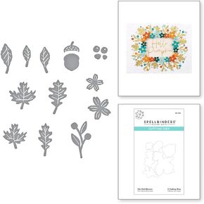 Spellbinders Mini Fall Blooms Dies, Metal