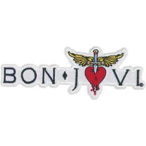 C&D Visionary Bon Jovi Logo Patch, Red, White, Yellow in Saudi Arabia