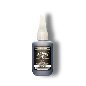 BOSSDOG Professional Strength Black (Medium) Super Glue 2 oz. Fill Cracks and Knots. 300 CPS Viscosity for Woodworking, DIY, Woodturning, Carpentry, Guitar, Hobby. Crafted by A Maker, for Makers