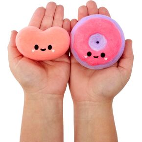 Fluffie Stuffiez Jelly Bean & Donut Minis Collectible Feature - Surprise Reveal Unboxing Soft and Squishable Tactile Play Fidget DIY