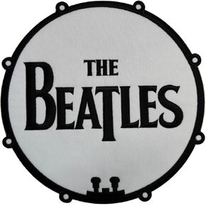 The Beatles Bass Drum Logo Oversized Patch