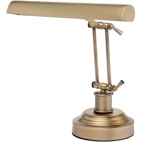 Cocoweb DLED14AB LED Piano/Desk Lamp, Antique Brass