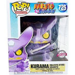 POP Funko Animation: Shonen Jump Naruto Shippuden #725 - Kurama Majestic Attire Susano'o 6 Inch Exclusive Bundled with Free Pet Compatible .5mm Extra Rigged Protector