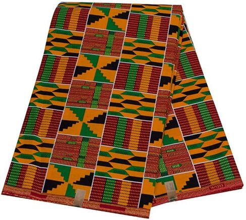 2021 New Fabric 6 Yards Pattern New Print Fabric Ankara African Fabric 24FS1380 in Kuwait