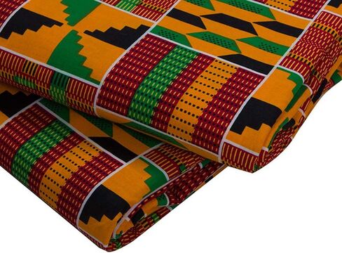 2021 New Fabric 6 Yards Pattern New Print Fabric Ankara African Fabric 24FS1380 in Kuwait