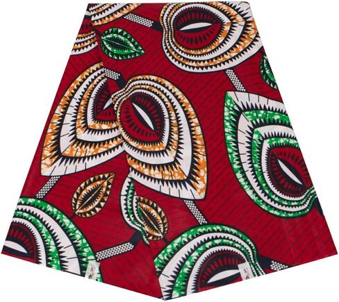2021 New Fabric 6 Yards Pattern New Print Fabric Ankara African Fabric 24FS1380 in Kuwait