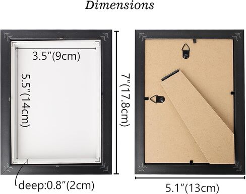 Picture Photo Frame Diversion Safe, Organizer for safe storage of valuable and small items, Security Safe Box for Money Cash Jewelry 4x6 Inch Black in Saudi Arabia