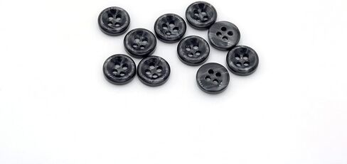 20PCS 2/4 Holes Sewing Round Craft Buttons Resin Snaps for Blazer Shirts Clothes DIY Accessories (Purple, 11mm) in Kuwait