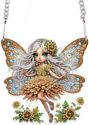Diamond Painting Pendant Diamond Art Wind Chimes Diamond Art Special Shaped Crystal Suncatcher Garden Wind Chimes Diamond Art Suncatchers Garden Chimes Diamond Art Decor Spirit in Saudi Arabia