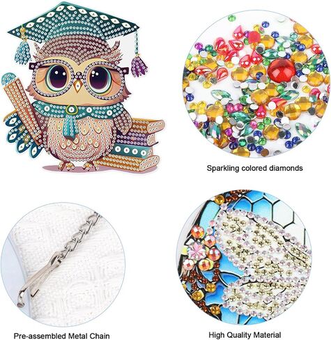 Diamond Painting Pendant Diamond Art Wind Chimes Diamond Art Special Shaped Crystal Suncatcher Garden Wind Chimes Diamond Art Suncatchers Garden Chimes Diamond Art Decor Spirit in Saudi Arabia