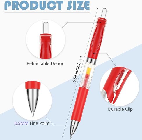 Geyoga 90 Pcs Gel Ink Pens Bulk Fine Point 0.5mm Metal Tip Retractable Gel Ballpoint Pens with Rubber Grip for Office Back to School(Black) in Saudi Arabia