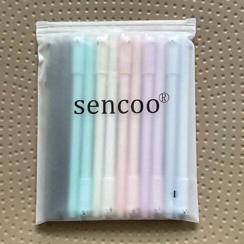 أقلام sencoo القابلة للمسح، أقلام زرقاء لطيفة للفتيات، أقلام Kawaii للقطط مع أقلام جل قابلة للمسح فائقة الدقة بقطر 0.5 مم - الأفضل للكتابة السلسة والتصحيح السهل (12 لون أزرق قابل للمسح) in Kuwait